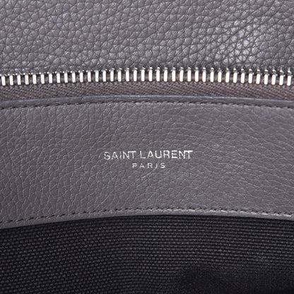 Saint Laurent Grained Calfskin Baby Sac De Jour Souple Coal 7 of 10