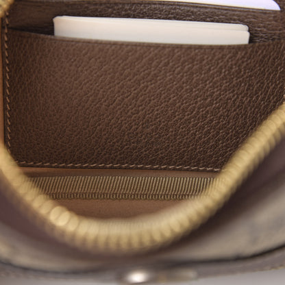 Gucci GG Supreme Monogram Ophidia Phone Case Wristlet Brown 5 of 7