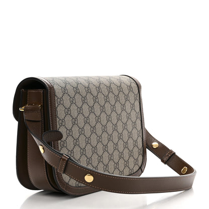 Gucci GG Supreme Monogram Horsebit 1955 Shoulder Bag Beige Brown Sugar 3 of 12