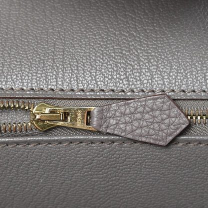 Hermes Togo Birkin 35 Etain 14 of 33
