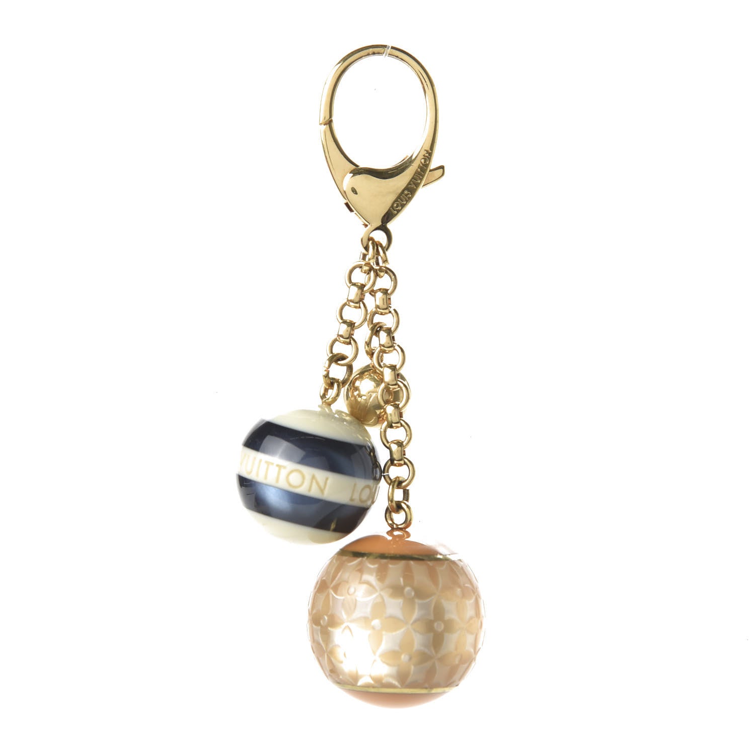 Louis Vuitton Mini Lin Croisette Bag Charm Blue 1 of 4