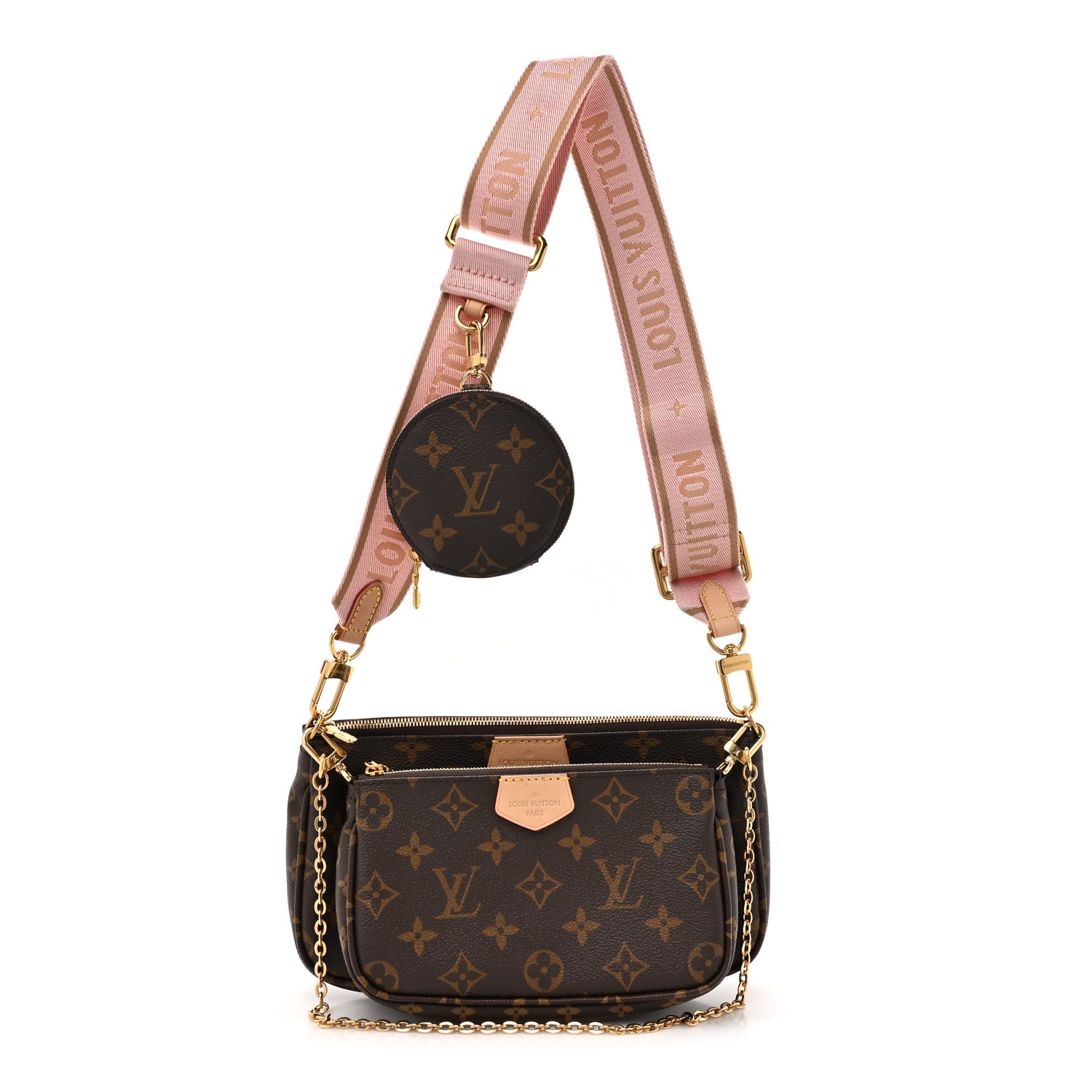 Louis Vuitton Monogram Multi Pochette Accessories Rose Clair 1 of 12