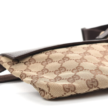 Gucci GG Monogram Double Pocket Belt Bag Dark Brown 9 of 9