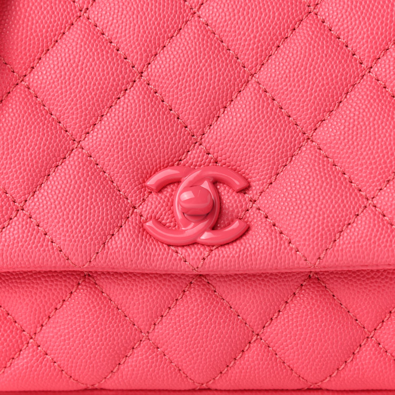 Chanel Caviar Quilted Incognito Extra Mini Coco Handle Flap Pink 8 of 10