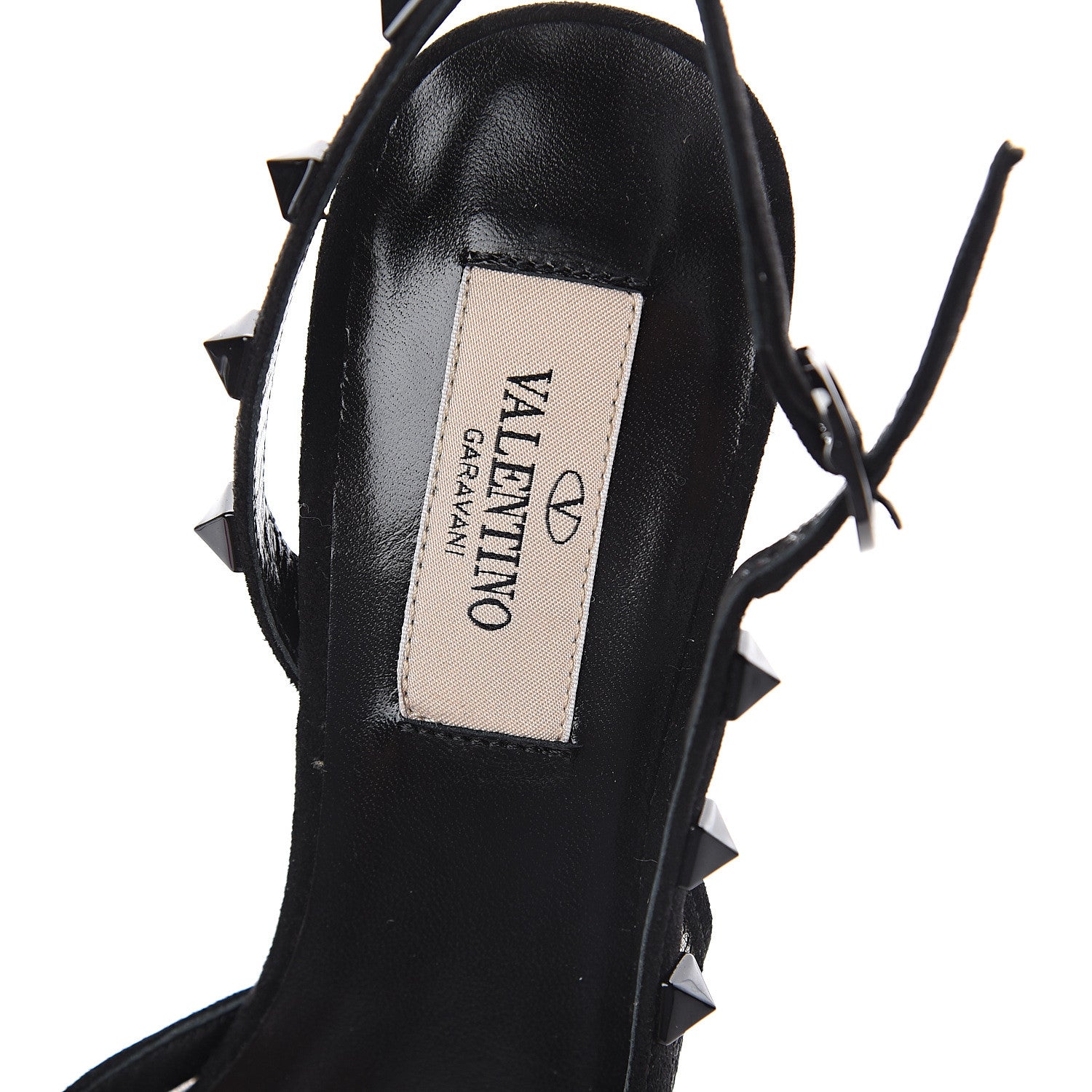 Valentino Garavani Mesh Point d'Esprit Rockstud Half D'Orsay Slingback 50mm Pumps 36 Black 5 of 7