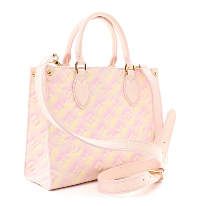 Louis Vuitton Empreinte Monogram Summer Stardust Onthego PM Pink 3 of 10