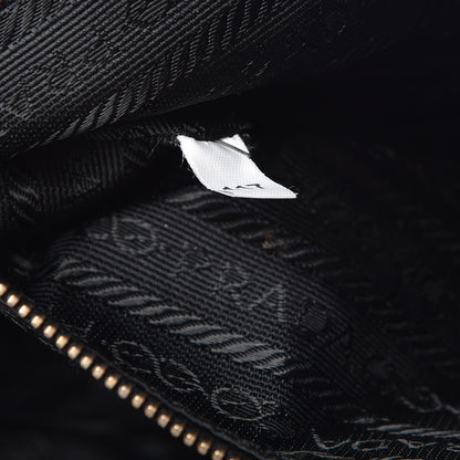 Prada Nappa Metal Grommet Bauletto Black 7 of 9