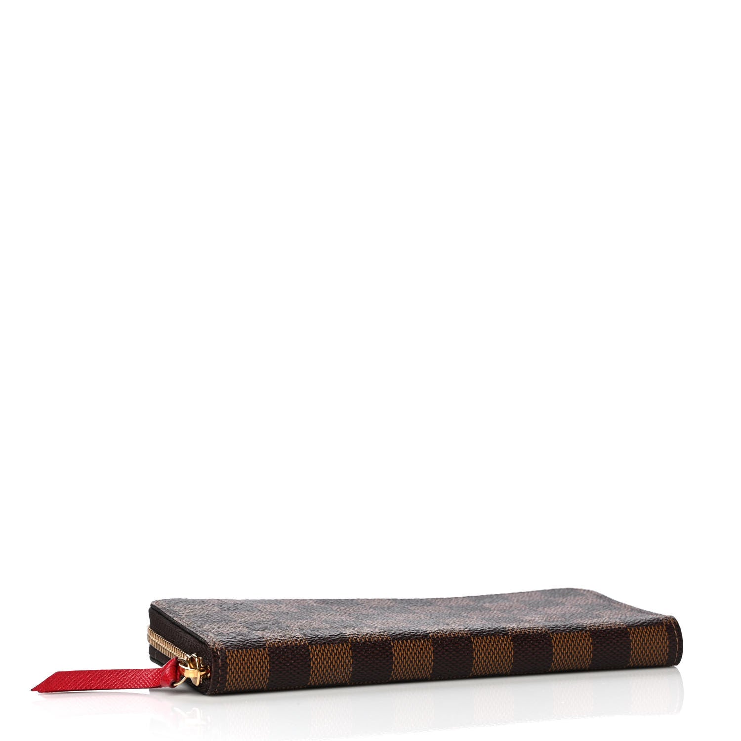Louis Vuitton Damier Ebene Clemence Wallet Cherry 4 of 12