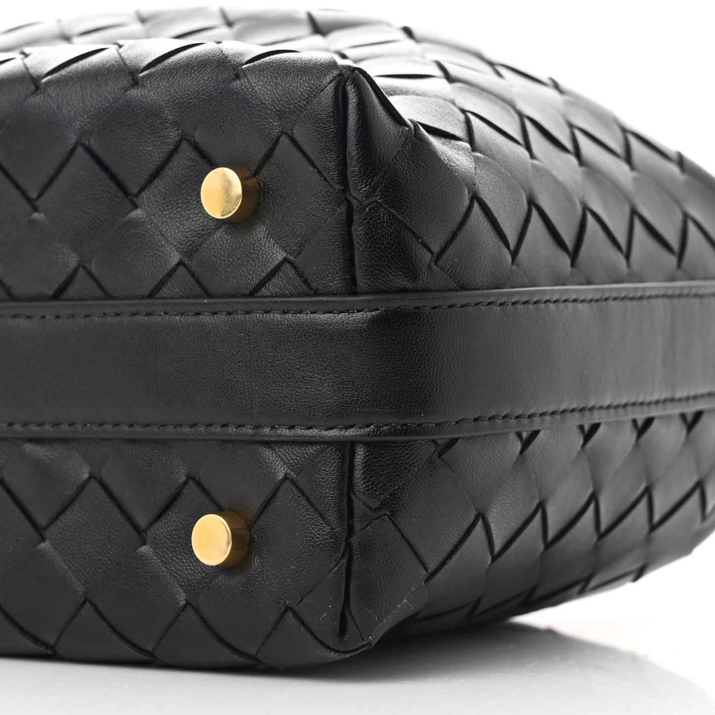 Calfskin Nappa Intrecciato Mini Wallace Black