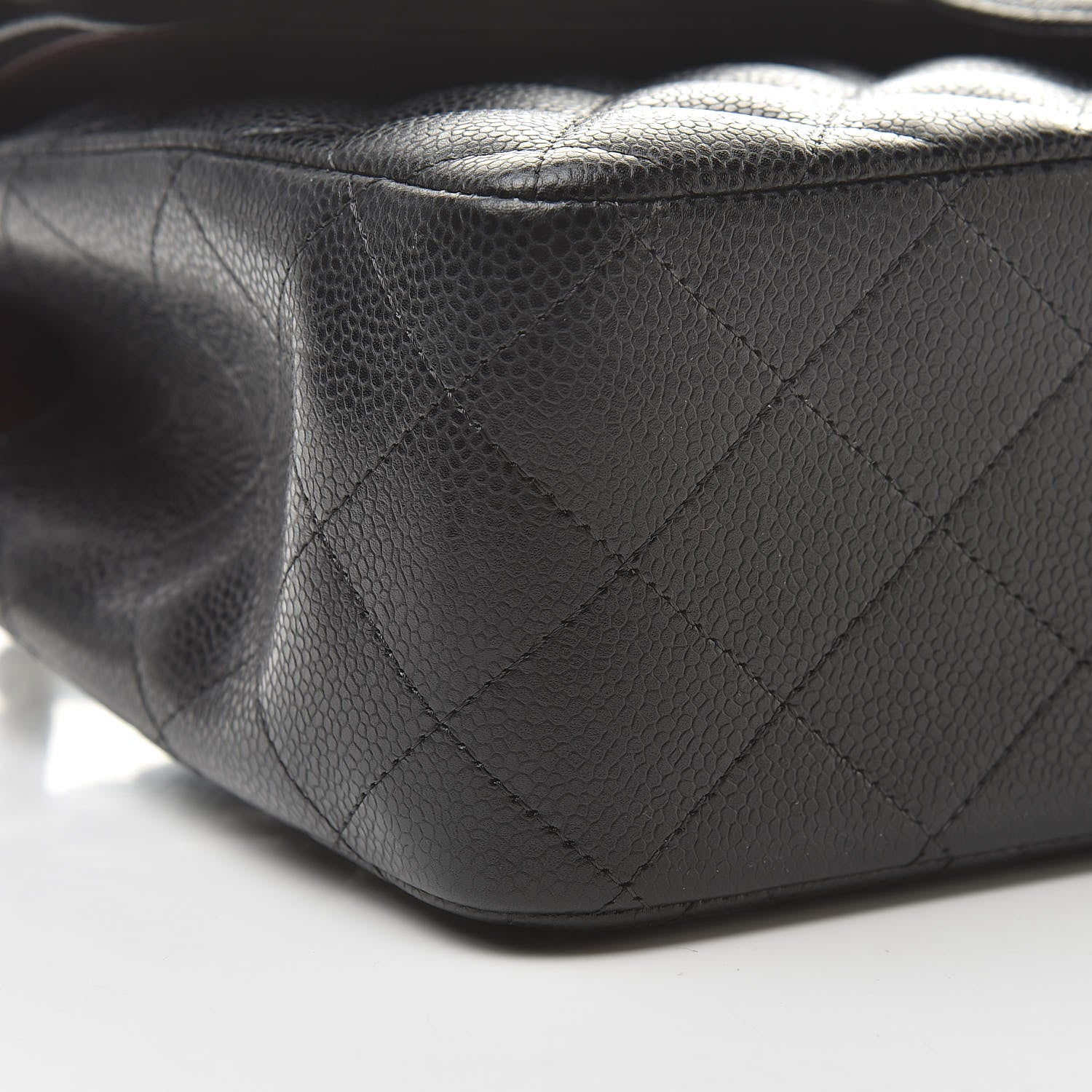 Chanel Caviar Quilted Jumbo Double Flap Black 9 of 12