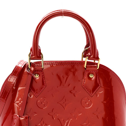 Louis Vuitton Vernis Alma BB Pomme D'Amour 7 of 11