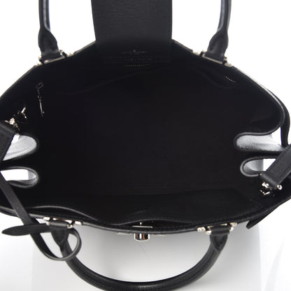 Louis Vuitton Calfskin Lockme Day Black 4 of 9