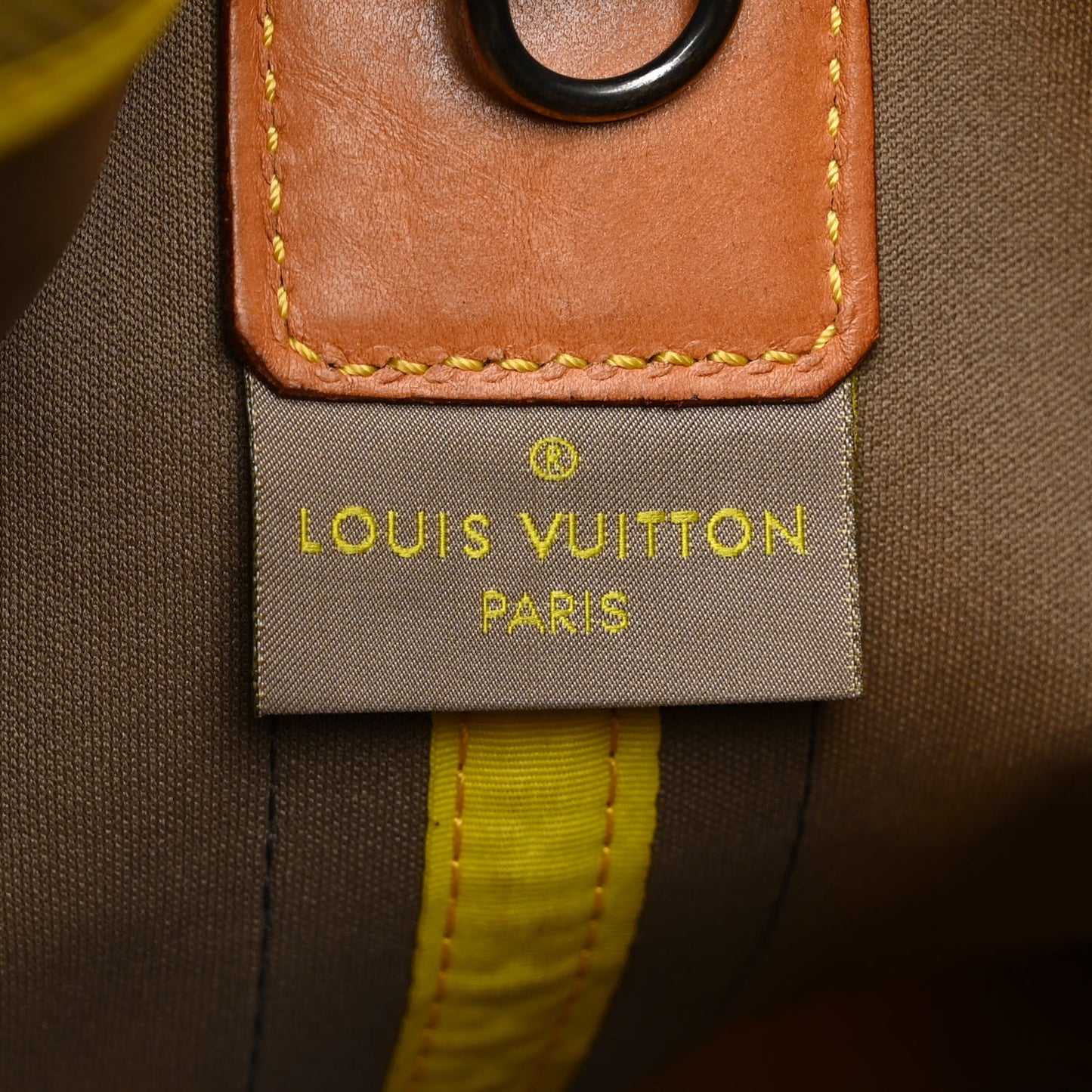 Damier Geant Americas Cup Volunteer Bag Yellow