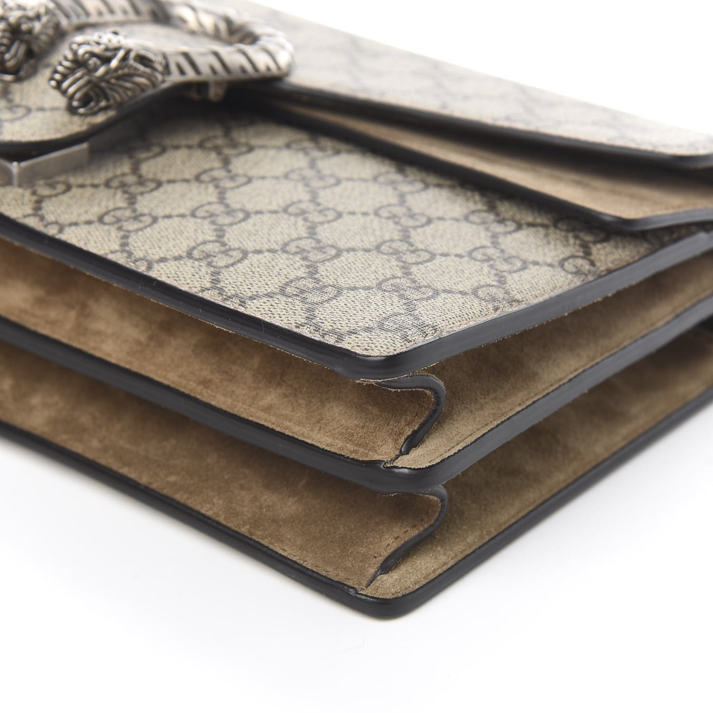 GG Supreme Monogram Small Dionysus Shoulder Bag Taupe