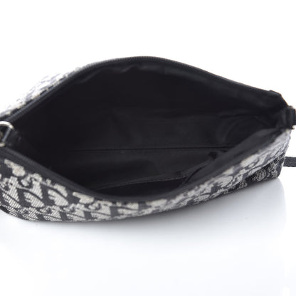 Christian Dior Monogram Shoulder Bag Pochette Black 5 of 10