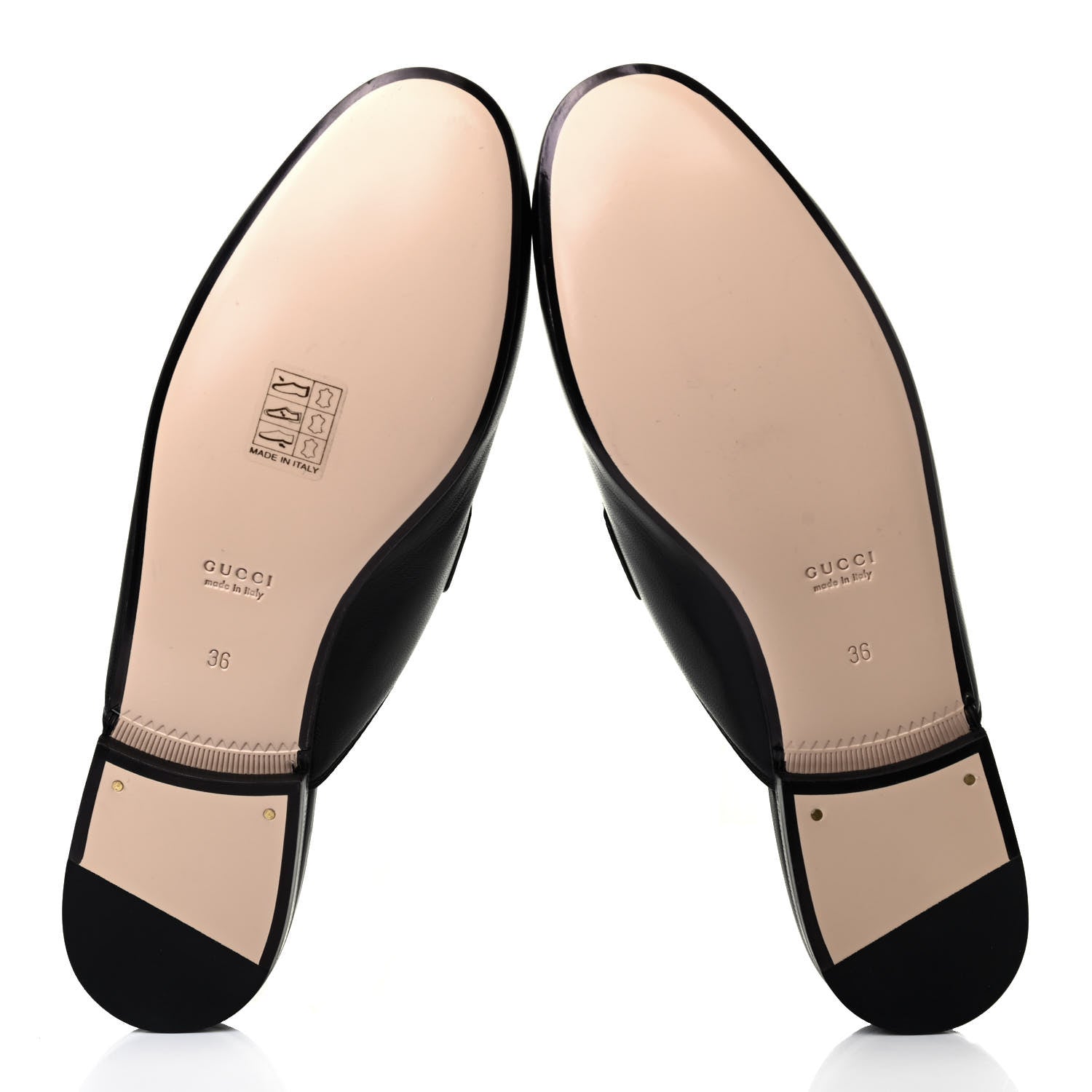 Gucci Malaga Kid Web Womens Princetown Slippers 36 Black 4 of 4