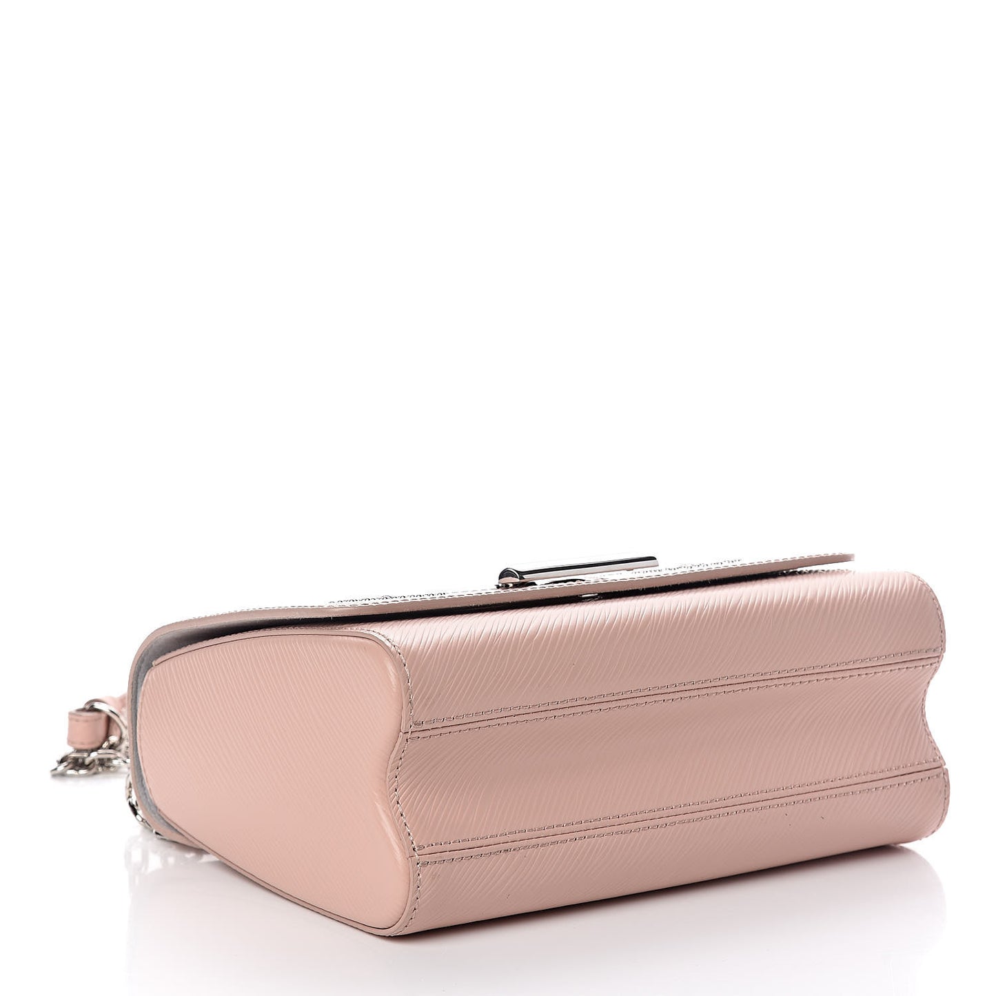 Epi Mechanical Flowers Twist Shoulder Bag MM Rose Ballerine