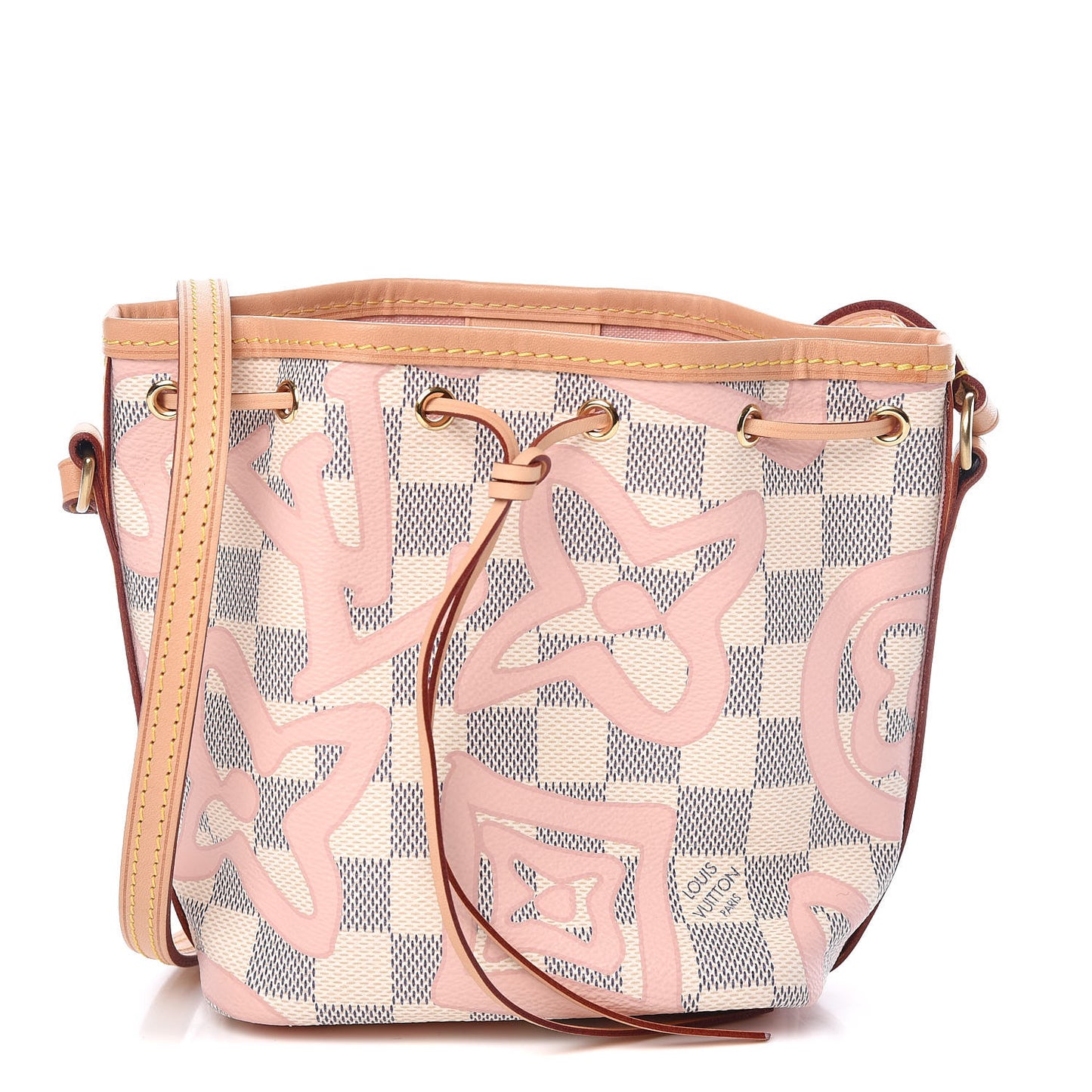 Damier Azur Tahitienne Nano Noe Rose Ballerine