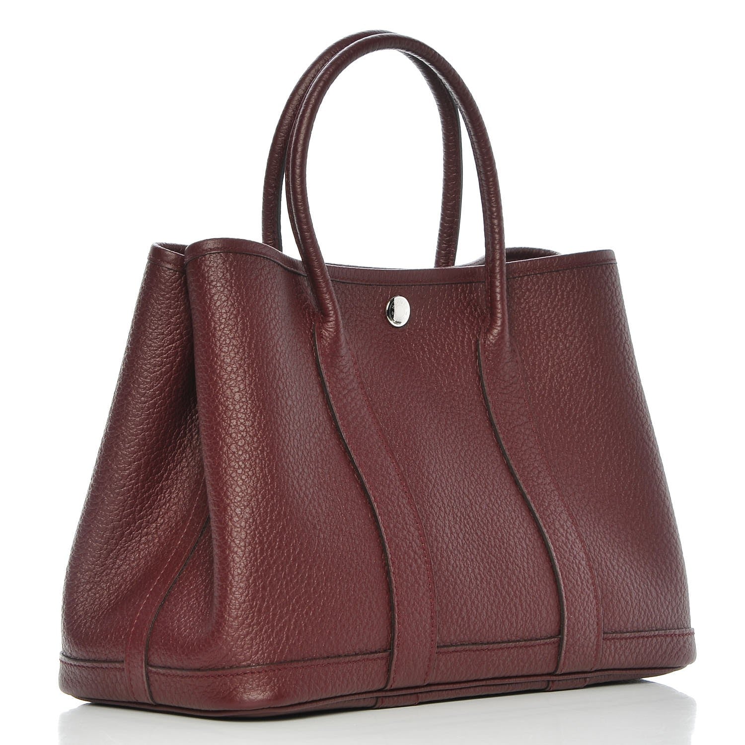 Hermes Vache Country Garden Party 30 TPM Bordeaux 3 of 10