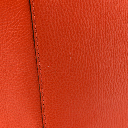 Gucci Dollar Calfskin Medium Swing Tote Sun Orange Pure Red 10 of 10