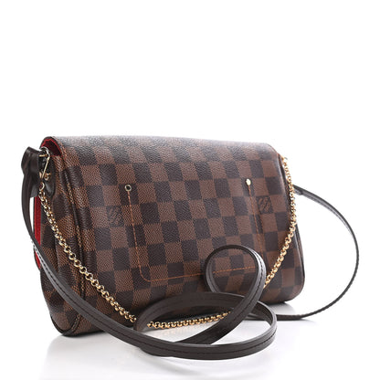 Louis Vuitton Damier Ebene Favorite MM 3 of 10