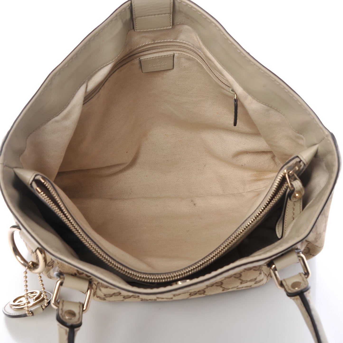 Monogram Medium Sukey Top Handle Tote Off White