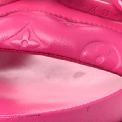 Louis Vuitton Calfskin Embossed Monogram Sunset Flat Comfort Mule 38.5 Rose Pop 13 of 13