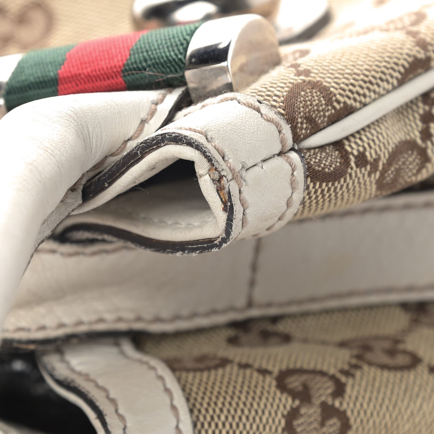 Gucci Monogram Match Ball Shoulder Bag White 15 of 15