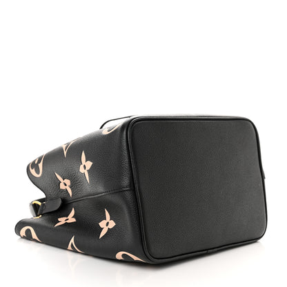 Louis Vuitton Empreinte Monogram Giant Neonoe MM Black Beige 5 of 12
