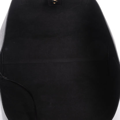 Saint Laurent Calfskin Large Shopping Tote Purple 5 of 6