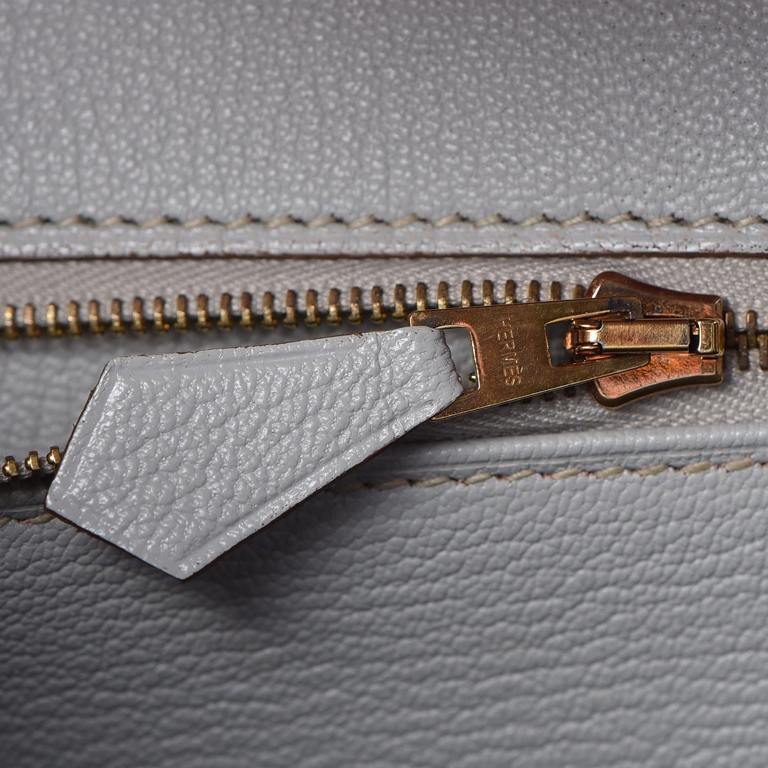 Hermes Epsom Horseshoe Birkin 35 Rose Confetti Gris Perle 33 of 34