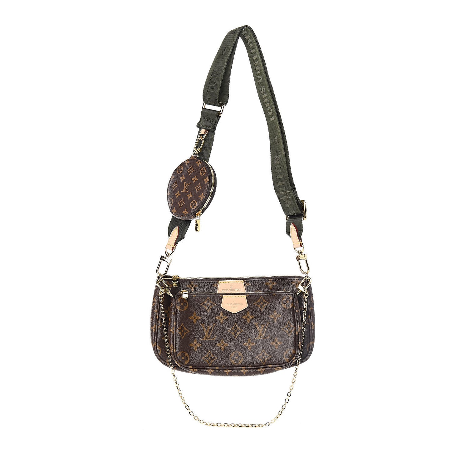 Monogram Multi Pochette Accessories Kaki