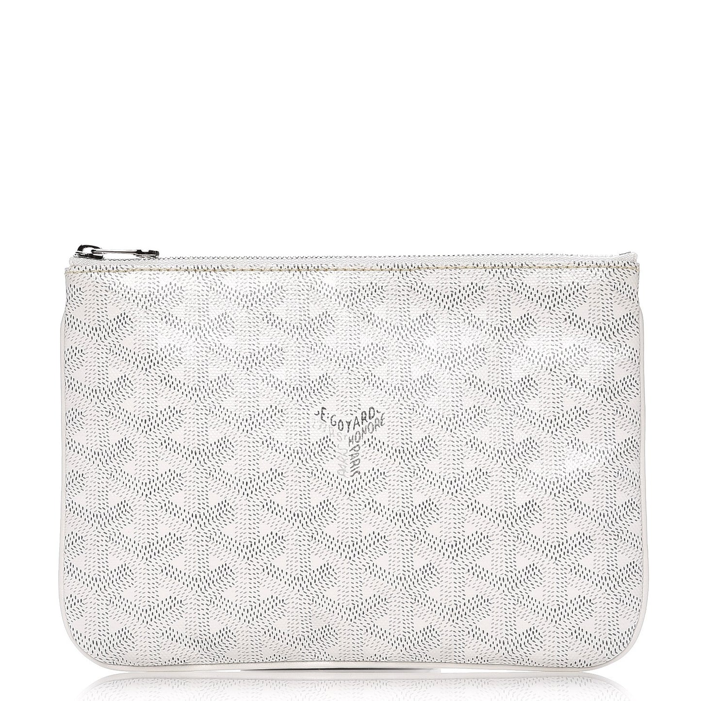 Goyardine Senat Pochette PM White