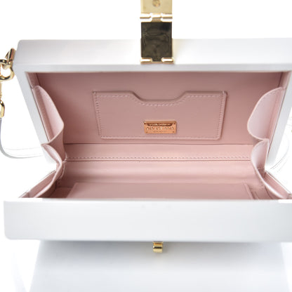 Dolce & Gabbana Resin "All I Need is Love and Wifi" Box Bag White 5 of 8