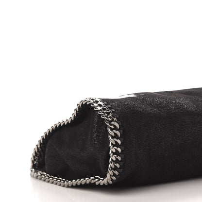 Stella McCartney Shaggy Deer Embroidered Palm Tree Mini Falabella Tote Black 9 of 11