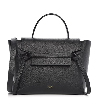Celine Grained Calfskin Micro Belt Bag Black 1 of 7