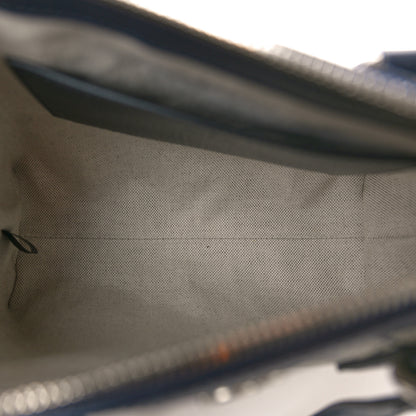 Gucci GG Supreme Monogram Textured Dollar Calfskin Web Small Ophidia Tote Bag Beige Blue 5 of 10