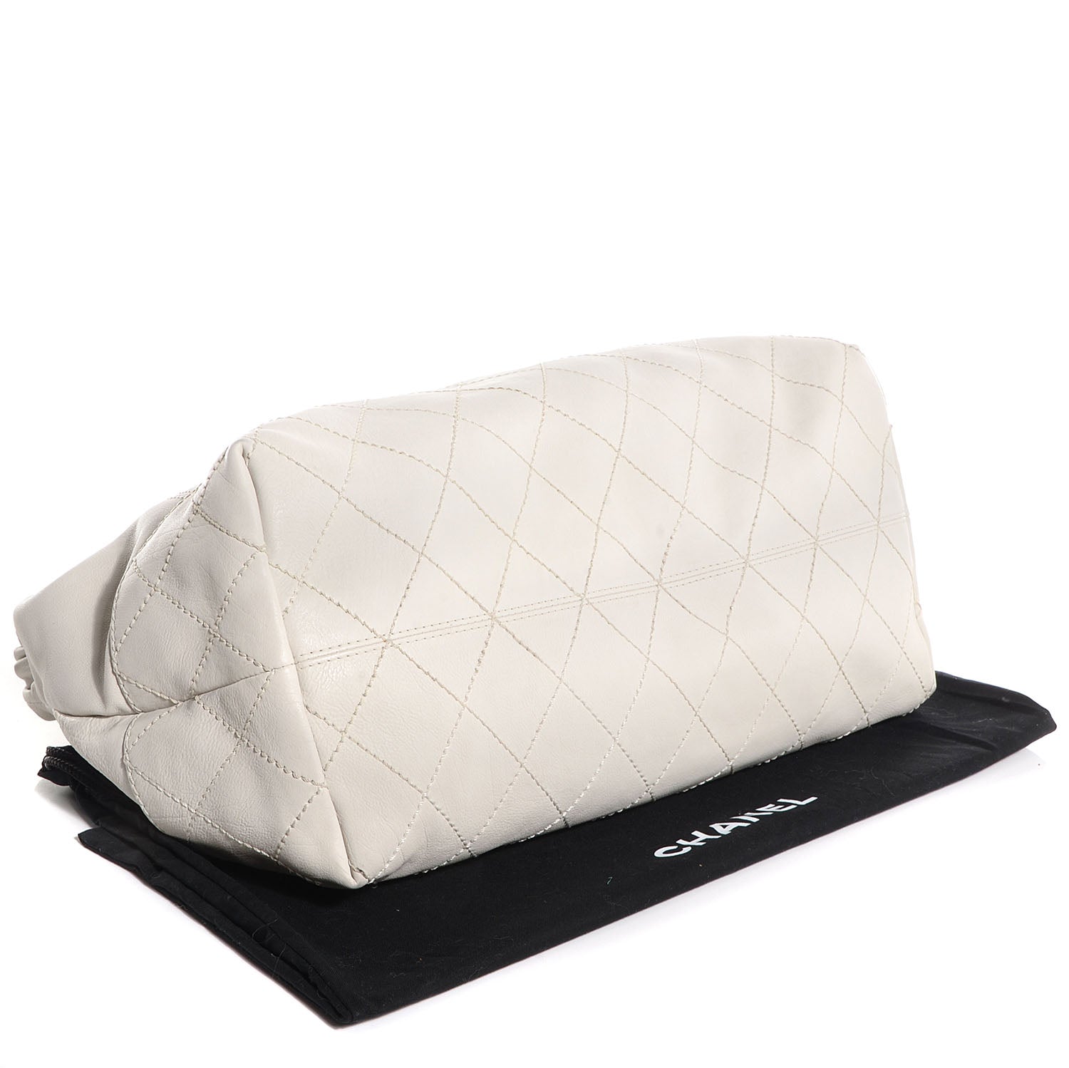 Chanel Calfskin Baby Coco Cabas White 4 of 7