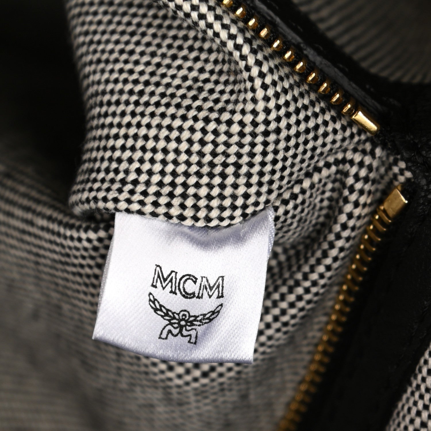 MCM Calfskin Small Kathy Tote Black 7 of 13