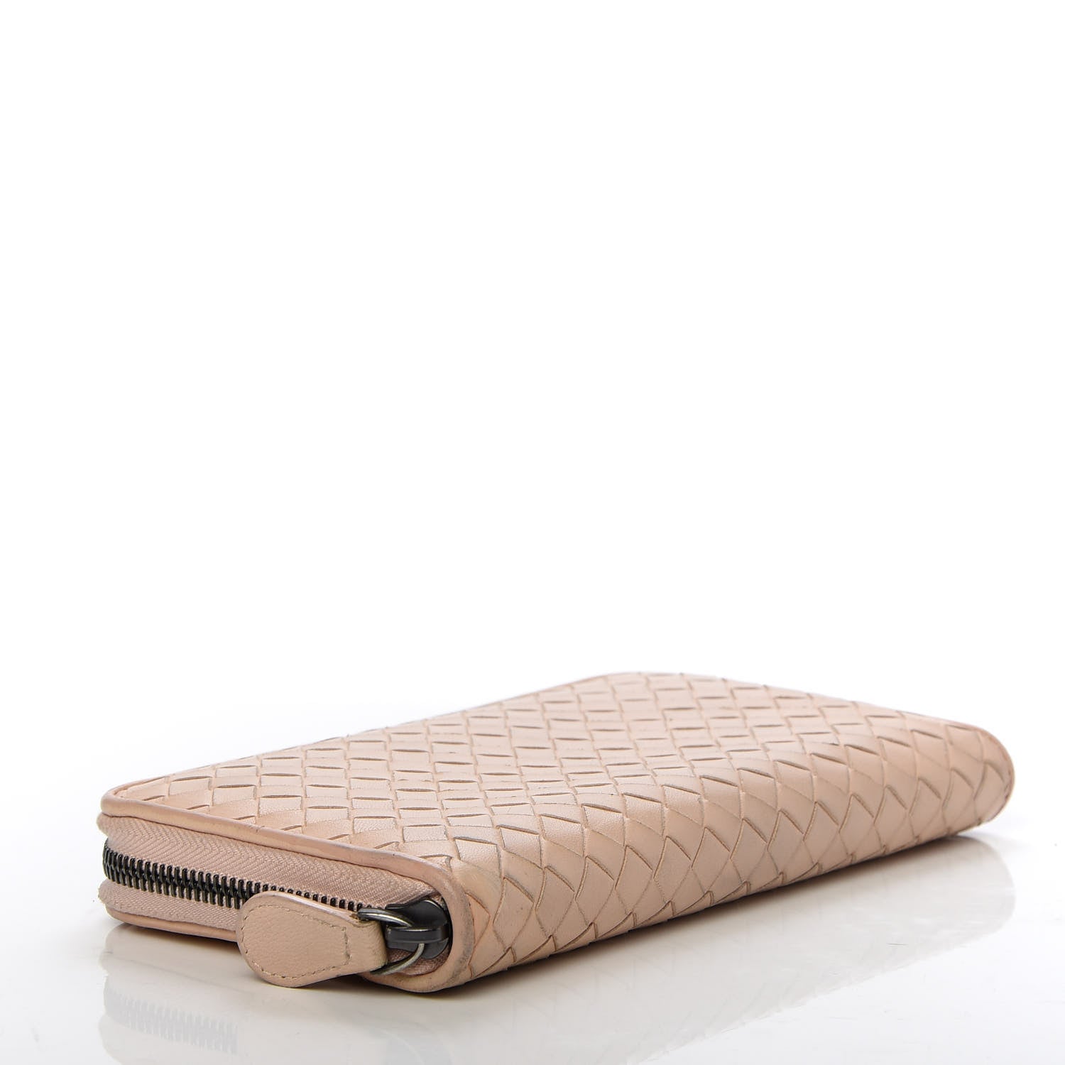 Bottega Veneta Nappa Intrecciato Zip Around Wallet Flamingo 4 of 8