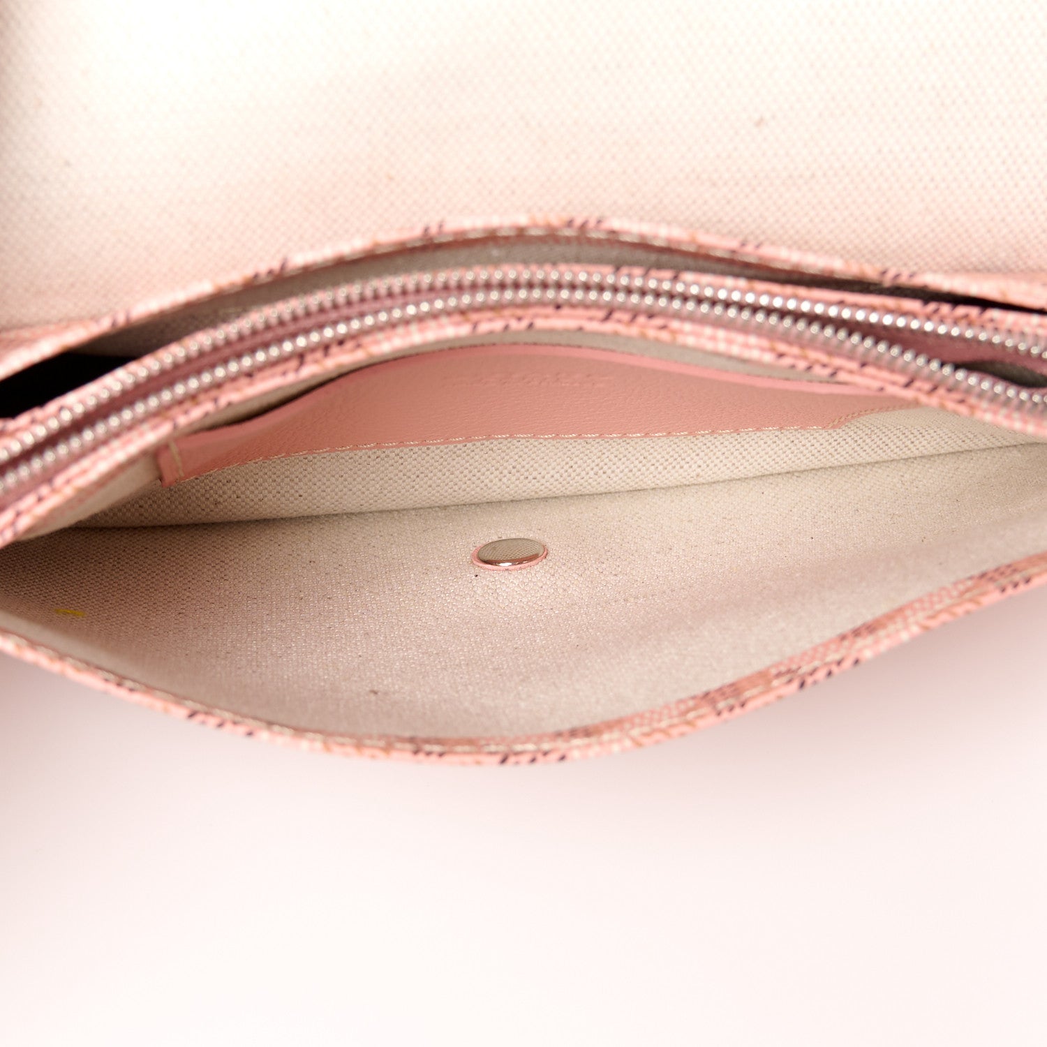 Goyard Goyardine Plumet Wallet Clutch Pink 7 of 11