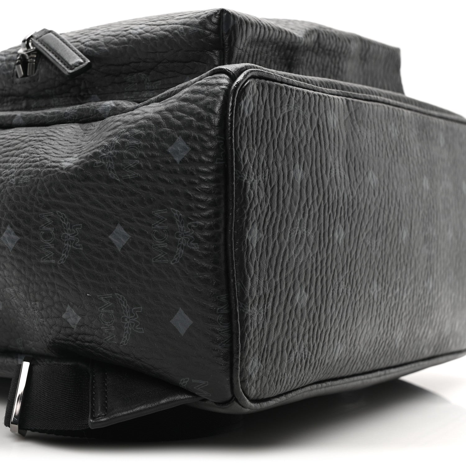MCM Visetos Large Stark Backpack Black 9 of 10
