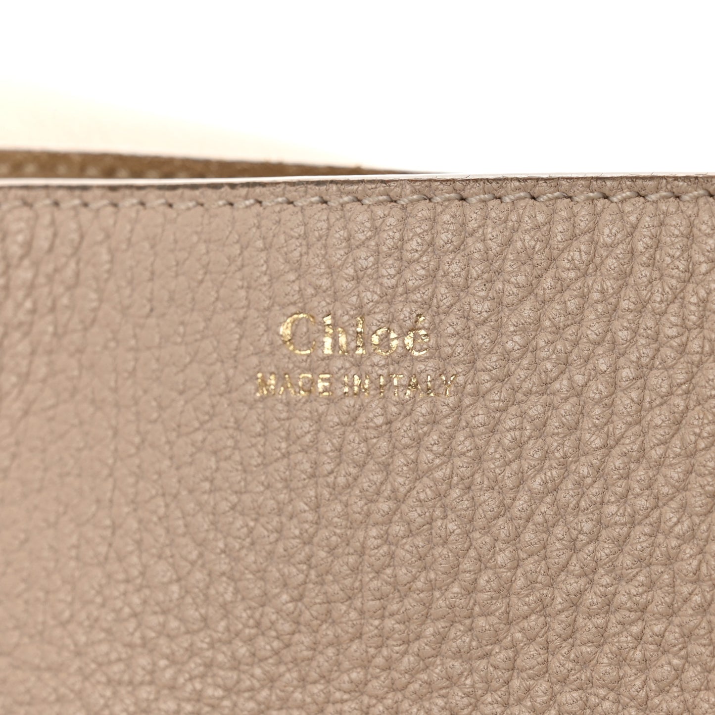 Grained Lambskin Drew Shoulder Bag Biscotti Beige