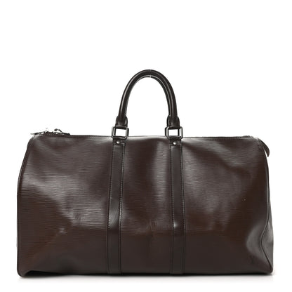 Louis Vuitton Epi Keepall 45 Moka 1 of 11