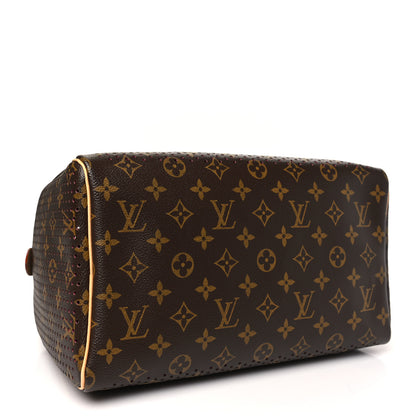 Louis Vuitton Monogram Perforated Speedy 30 Fuchsia 4 of 9
