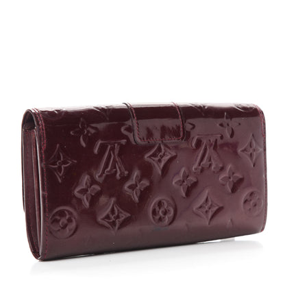 Louis Vuitton Vernis Sarah Noeud Wallet Rouge Fauviste 3 of 8