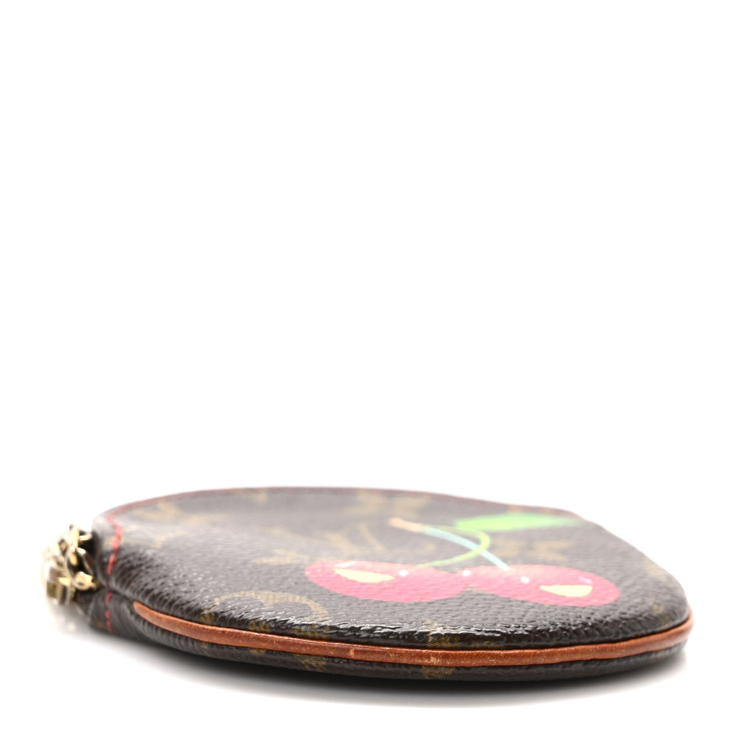 Monogram Cerises Round Coin Purse