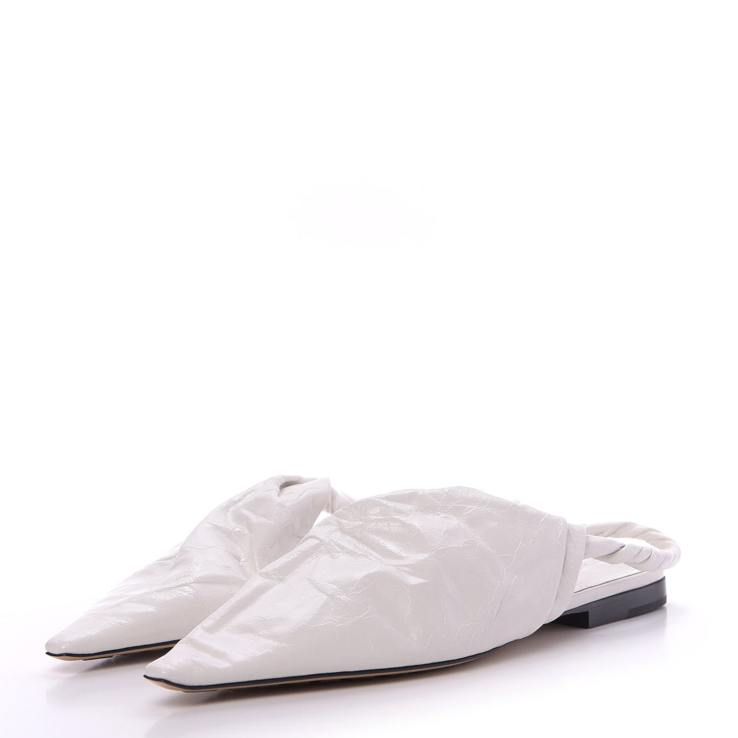 Nappa BV Point Ballet Flat 40 White