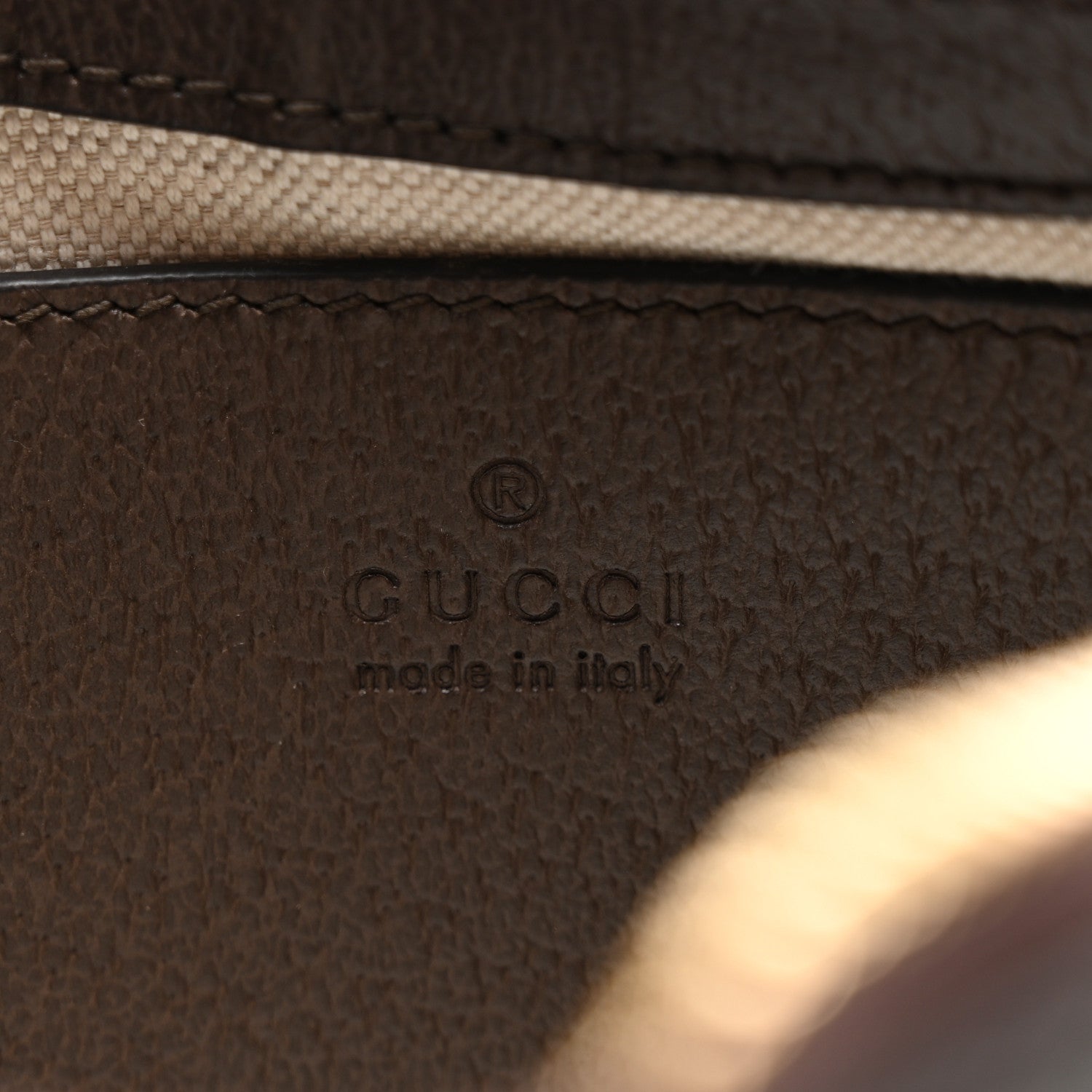 Gucci GG Supreme Monogram Textured Dollar Calfskin Web Small Ophidia GG Handbag Beige Ebony New Acero 5 of 9