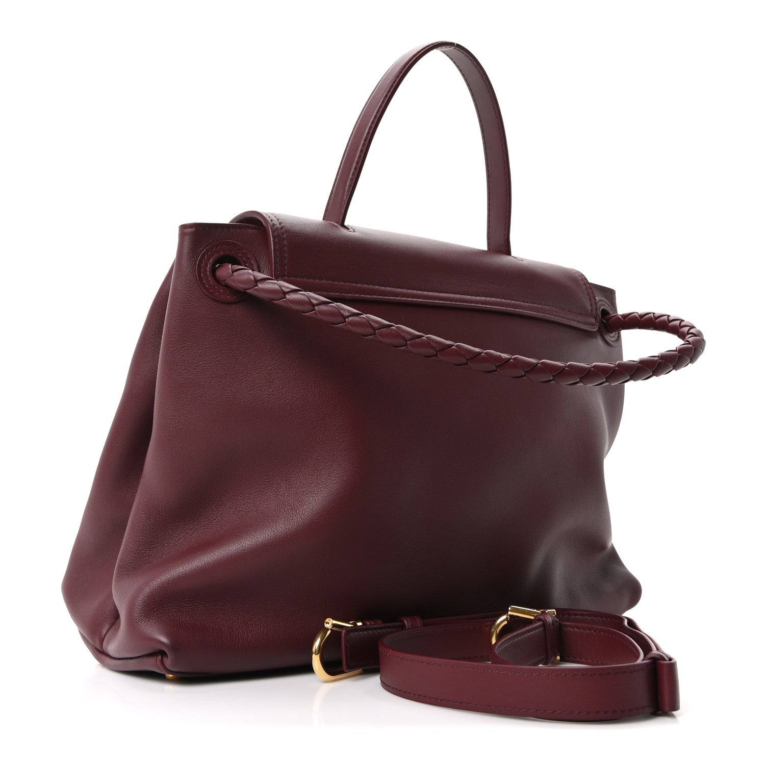 Bottega Veneta Silky Calfskin Medium Ciao Ciao Barolo 2 of 8